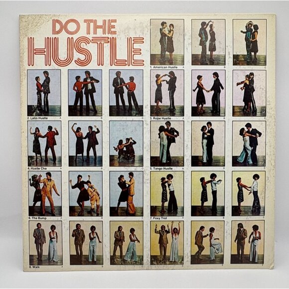 Do the Hustle 2 LP 70s Dance Instruction Records Foxy Trot Tango Bump Rope - Picture 6 of 8